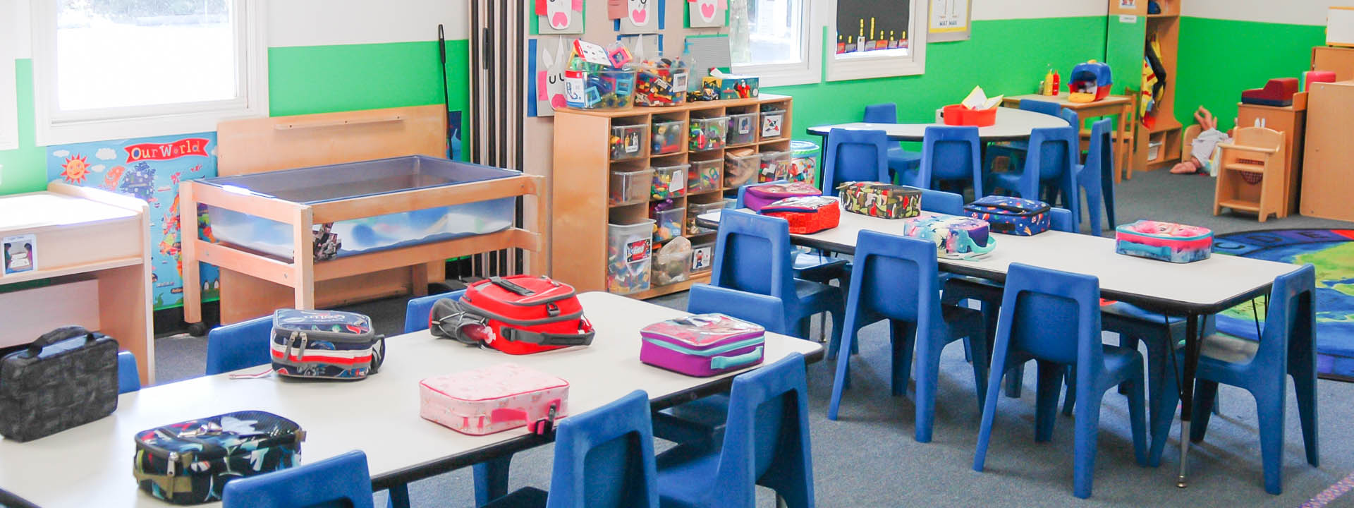 Sea Island Presbyterian day school classroom slide