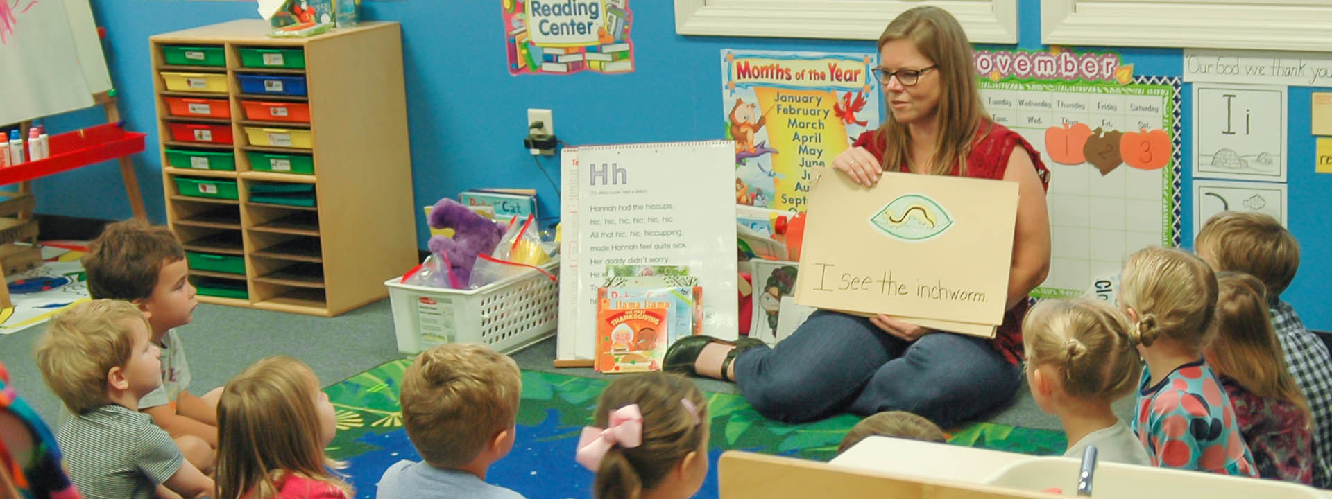 SIP Day School preschool classroom slide